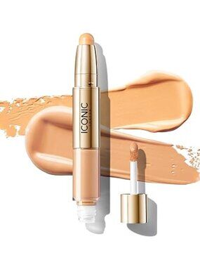 ICONIC LONDON Radiant Concealer & Brightening Duo - Neutral/Light - NIB